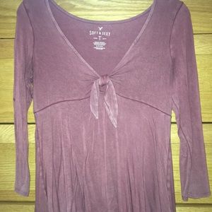 Quarter Sleeve Length Top